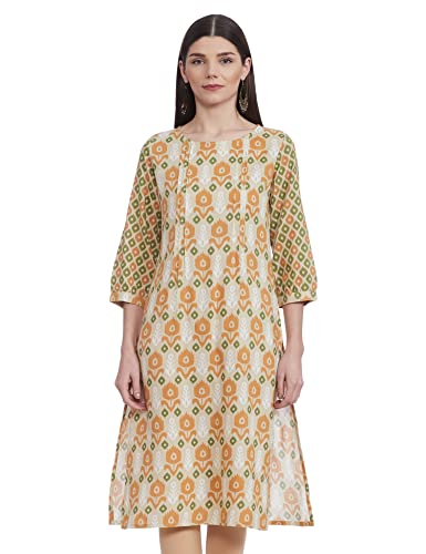 Image of Max Women Rayon Regular Fit Regular Printed Straight Kurta