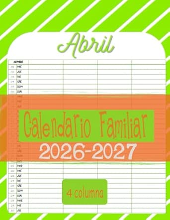 Planificador Familiar 5 Columnas Calendario Familiar 2025 - Planner Pared 5 Columnas | Con Bloc, Bolígrafo Y Lista Compra Organizador Familiar Mensual