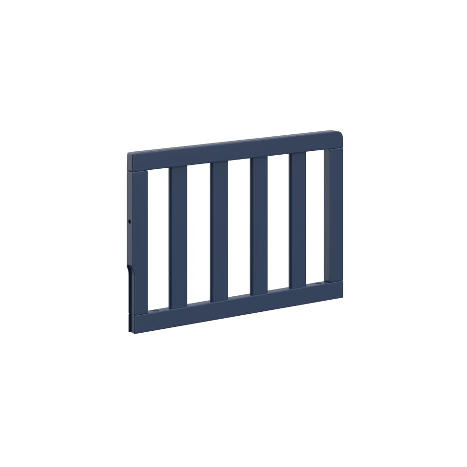 Image of Storkcraft & Graco Toddler Safety Guardrail with Slats (Midnight Blue) - GREENGUARD Gold Certified, Converts Compatible Storkcraft & Graco Crib to Toddler Bed, Each Guardrail Sold Individually