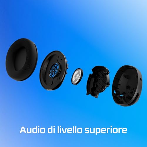 Cloud Stinger II, Cuffie da Gaming, Connessione Cablata a 3,5 mm, Audio Immersivo, Telaio in Plastica, Cuscinetti in Memory Foam Rivestiti in Similpelle, Adatto per PS4 e PS5, Bianco - Cuffia gaming - Immagine 3