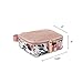 Itzy Ritzy Packing Cubes For Travel – Set of 3 Packing Cubes or Travel Organizers; Each Cube Features a Mesh Top, Double Zippers and a Fabric Handle (Blush Floral)