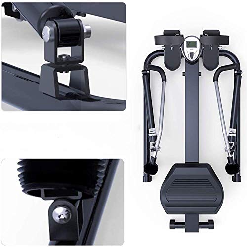 Image of Indoor Foldable Rowing Machine, Hydraulic Rower with 6 Adjustable Resistance Abdominal Pectoral Arm Training Aerobic Home Gym Workout Fitness Equipment