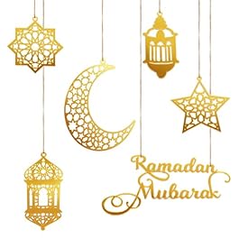 6pcs Ramadan Ornaments,...