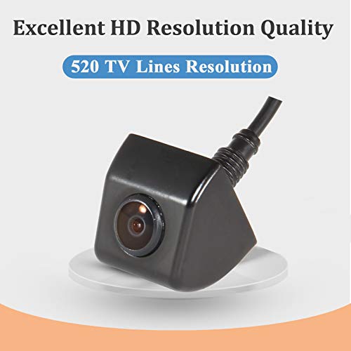 Red Wolf Backup Camera For Car Truck Suv Pickup Trailer Tailgate Handle Flush Mount Metal Hd Reverse Rear View W/Parking Line #TOP2