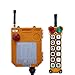 Wireless Hoist Crane Remote Control 12 Single Push AC/DC18V-65V (1 Transmitter + 1 Receiver)