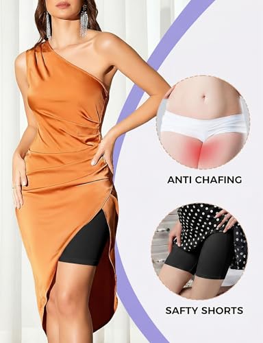 Image of ZENUTA Slip Shorts for Women Under Dresses, Seamless Anti Chafing Summer Biker Shorts