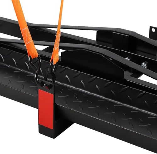 image for GAOMON Heavy-Duty Steel Motorcycle Hitch Carrier for Car, Truck & SUV 
