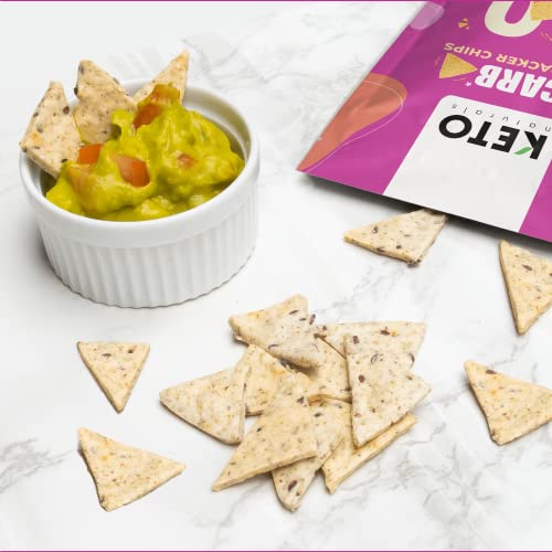 Keto Naturals 8902124-UNIT Keto Crackers Zero/Low Carb No Sugar (Sea Salt) Delicious Crackers Gluten Free Healthy thumb #6