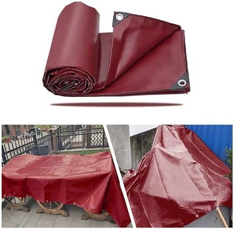 Heavy Duty Waterproof Tarp with Reinforced Eyelets – Tear Resistant Multi Purpose Drop Cloth for Outdoor Use Ideal for Trailers Trucks Gardens Patios Roofs and Camping
