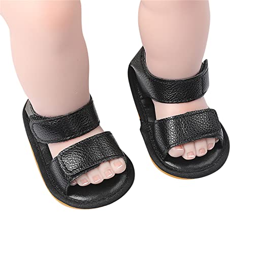 Toddler Boy Sandals Size 12 Infant Boys Girls Open Toe Solid Shoes First Walkers Shoes 1 Year Old Slippers Boy4