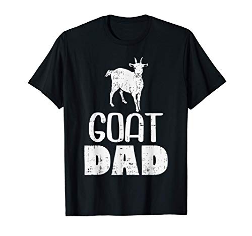 Uomo Goat Dad Farm Animal Country Farming Farmer Rancher Men Gift Maglietta