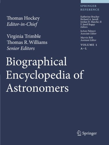 The Biographical Encyclopedia of Astronomers