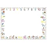 ABC Schreibtischunterlage Kinder Papier DIN A2 | XXL 30 Blatt Block zum Malen, Schreiben und Kritzeln | 1er, 2er und 3er Pack | Malunterlage für Mädchen und Jungen (ABC | DIN A2 | 1er Pack)
