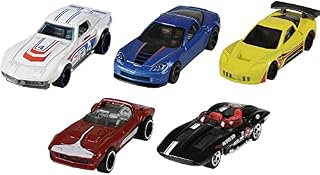 Hot Wheels 5-Car Pack of 1:64 Scale Vehicles, Gift for Collectors & Kids Ages 3 Years Old & Up (Styles May Vary), 1806