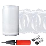 Klmnop 150 almohadas de aire para envío, bolsas de aire inflables de 4.72 x 7.87 pulgadas para embalar, bolsillos de aire para suministros de mudanza, relleno de caja alternativa al embalaje de