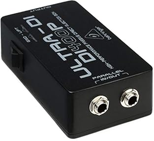 Professional and multi-purpose direct injection box for stage and studio applications Provides impedance and signal matching for the direct connection of instruments to mixers and amplifiers Ultra-flat frequency response due to renowned BEHRINGER OT-...