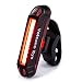 Volcano Eye Bike Rear Tail Light, USB Rechargeable LED Safety Light for Bicycle, Ultra Bright Waterproof Cycling Taillight, Red/Green/Blue 7 Light Modes Fits on Any Road or Mountain Bike
