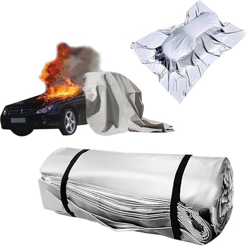 Couverture anti-feu en silicone haute résistance thermique pour auto - 2