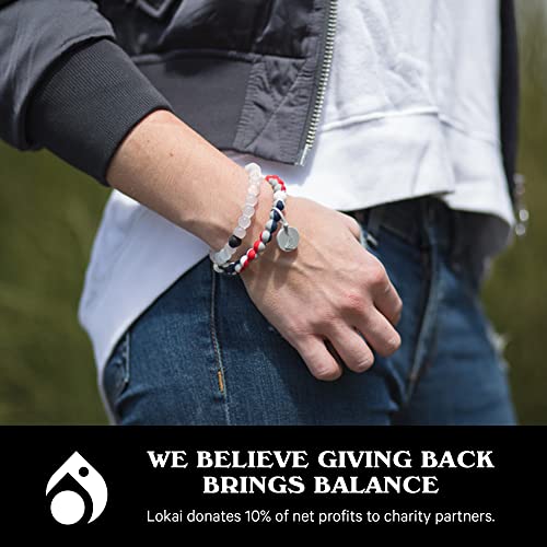 Lokai Silicone Beaded Bracelet For Men & Women, Nfl Football Collection - New England Patriots, Large - Silicone Jewelry Fashion Bracelet Slides-On For Comfortable Fit #TOP4