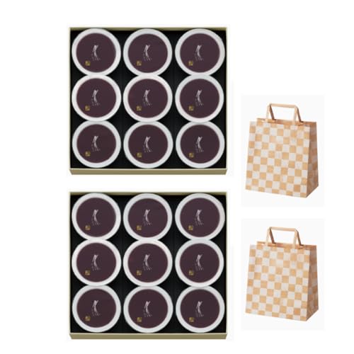 【 手提げ袋付き 】たねや のどごし一番 本生水羊羹 9個入 水羊羹 × 2個