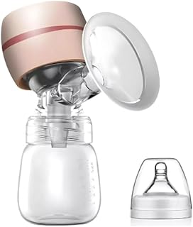 Bomba de Tirar Leite Automática Elétrica Portátil com Tela LED manual, 2 Modos e 9 Níveis de Sucção, Baixo Ruído, Protetor de Mama de Silicone 22mm, 180ml, Mãos Livres, Livre de BPA - Produto 7 mais recomendado com 4.2 estrelas