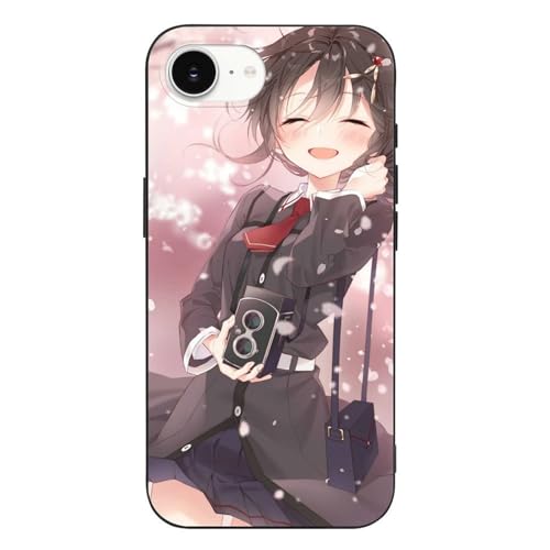 BFLiRuW iPhone 16 �p �P�[�X ���J �͂��� �L�����N�^�[�� �A�C�t�H�� 16 Plus Pro Max 16 E �p �J�o�[ �ω��� ����~�� �w��h�~ �Ռ��z�� �����h�~ �ϋv�� iPhone 16 E