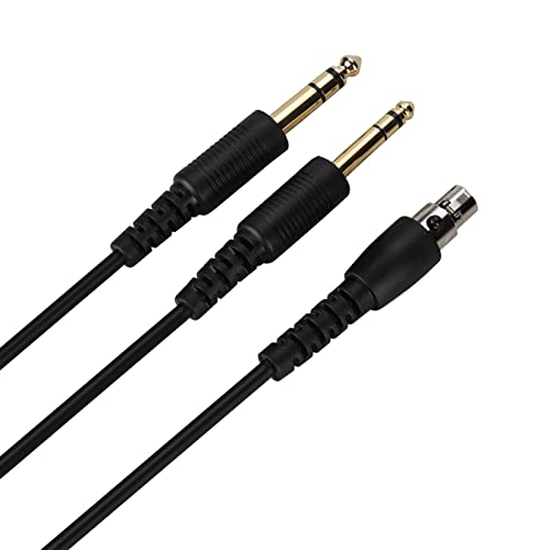 Cable adaptador para auricular de aviación 200 cm con switch