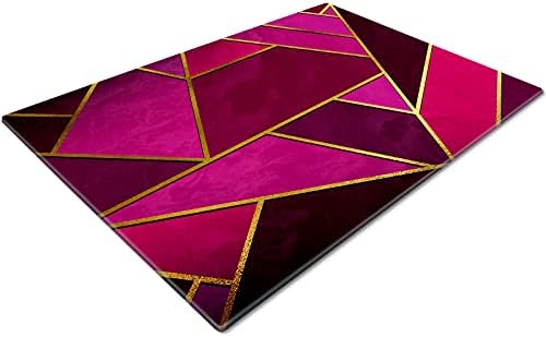 Chopping Boards | Glass Worktop Savers | Worktop Protectors Heat Resistant | Catering Chopping Boards | Chopping Boards Glass | Over The Sink Chopping Board | Large | Black Red White