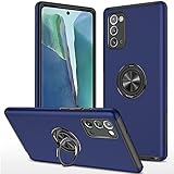 Galaxy Note 20 5G Case for Samsung Note 20 Case Military Grade Shockproof Built-in Ring Holder Kickstand Car Mount Armor Heavy Duty Protective Case for Galaxy Note 20 Phone Case (Blue)