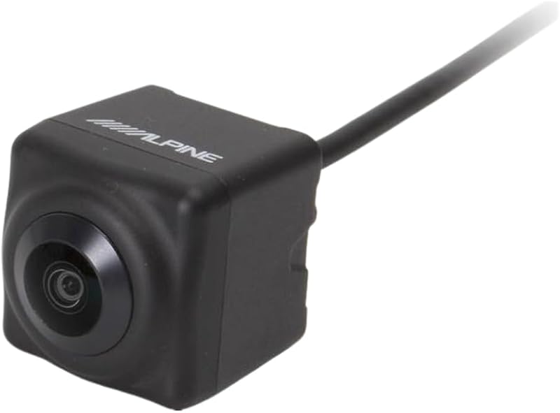 Alpine HCE-C2100RD Multi-View Rear HDR Camera System | Reverse cam with high dynamic range clarity, selectable wide-angle modes, direct plug-in to matching receivers, parking aid