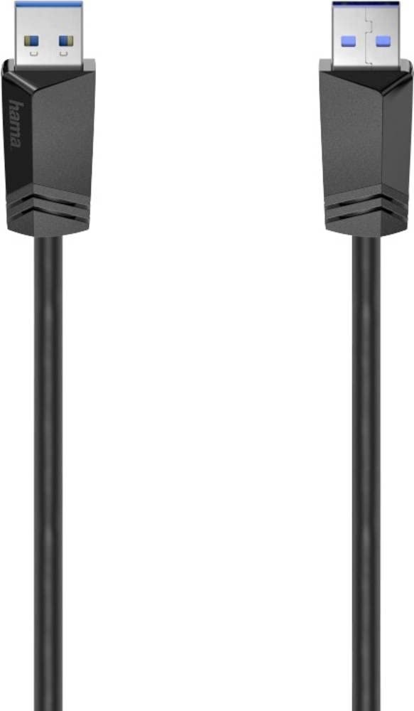 Hama USB-Kabel USB 3.2 Gen1 (USB 3.0 / USB 3.1 Gen1) 1,50m Schwarz