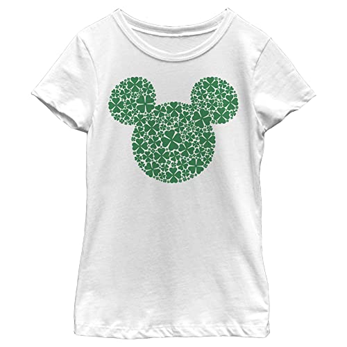 Fifth Sun Girl's Mickey Clover Fill T-Shirt