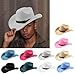 Jesscasday Cowboy Hat, Soft Sueded Western Hat Street Styles Denims Hat Retros Fashion Denims Hat
