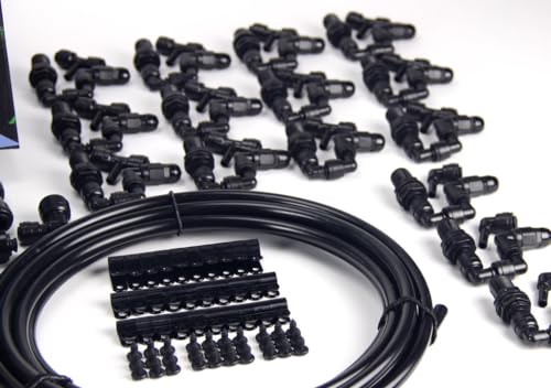 Image of MistKing - Advanced Misting System (3 /8 inch Backbone), 5th Gen | Used by Zoos, Institutions & Hobbyists | Expandable to 70 Nozzles | Fine Mist | 50 Micron Droplets | Upgraded Timer & Components |
