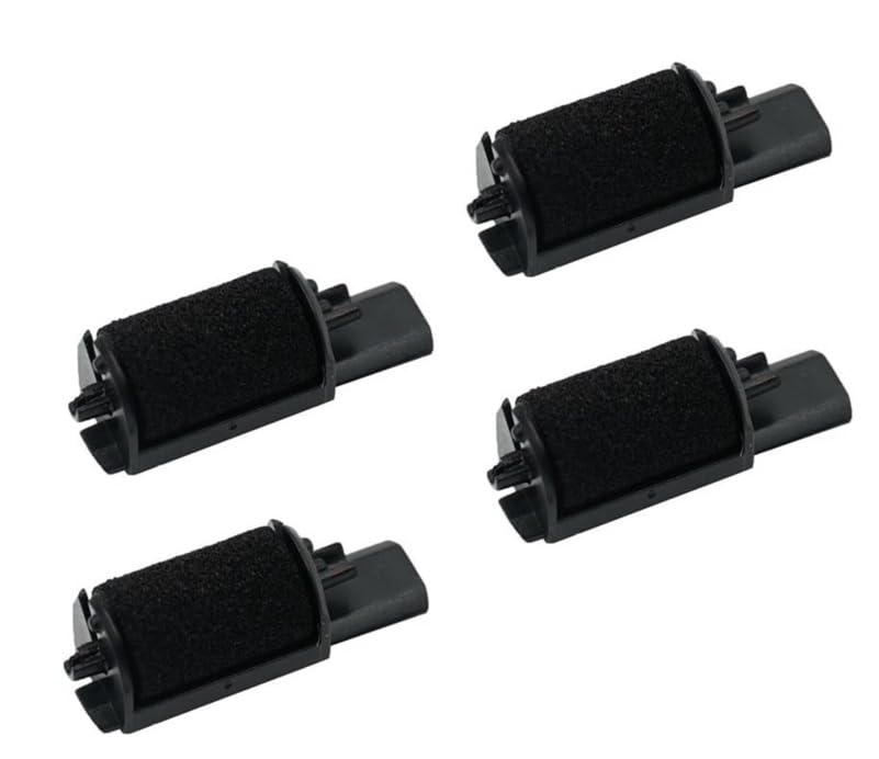 4Pcs IR40 Black Ink Roller Printer Ribbon for Samsung ER100 for Casio FR 2550 2500