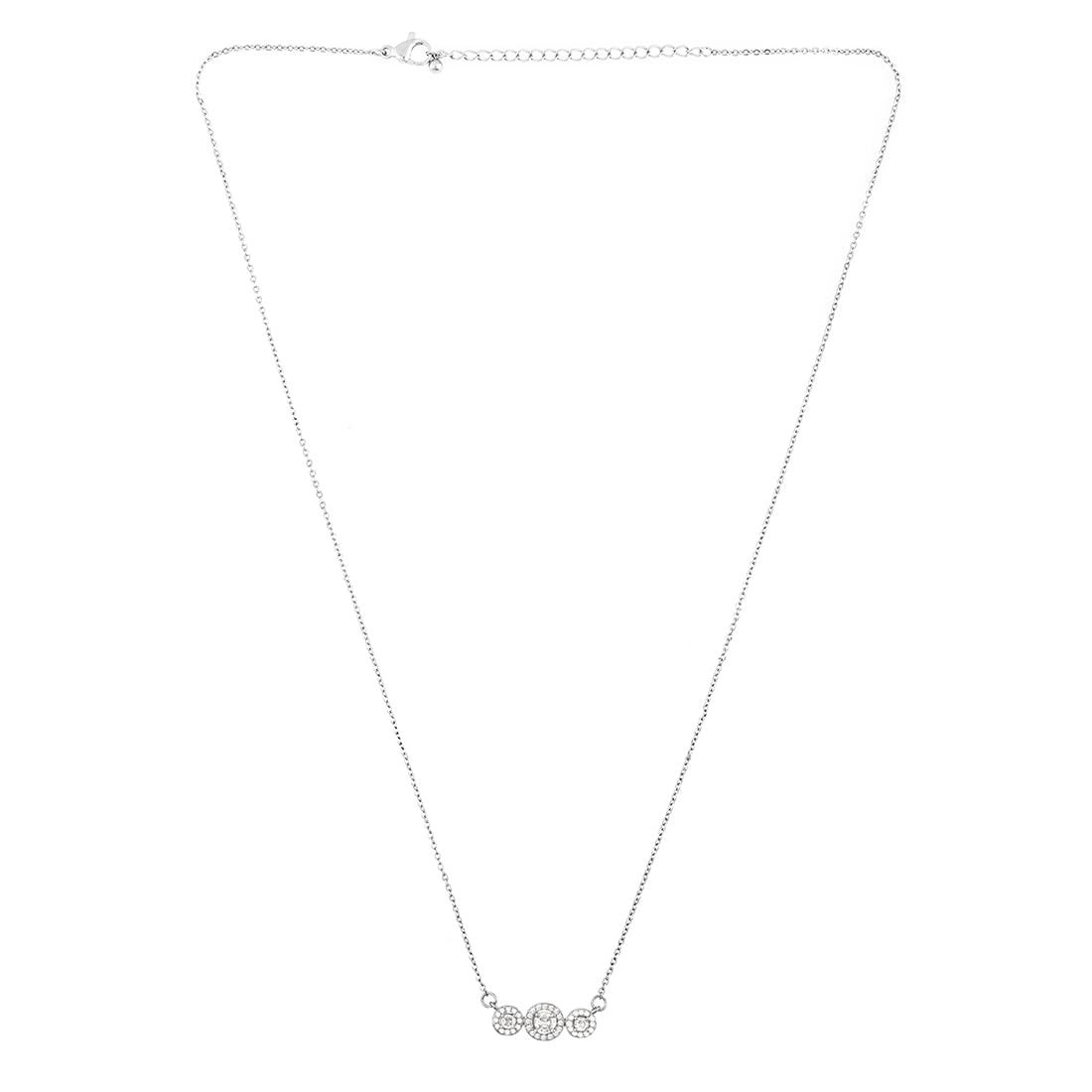 Crystal Studded Pendant Necklace for Women - Birthday Anniversary Gift