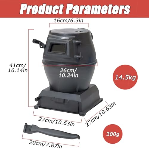 Stufa a legna in ghisa, senza fumo, con finestra di visualizzazione in vetro, per cucinare in interni ed esterni, campeggio, barbecue e patio, piccola