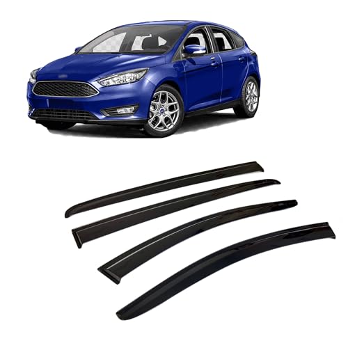 Déflecteurs de pluie pour Ford Focus 5 hayon pour éliminer la buée et le bruit du vent