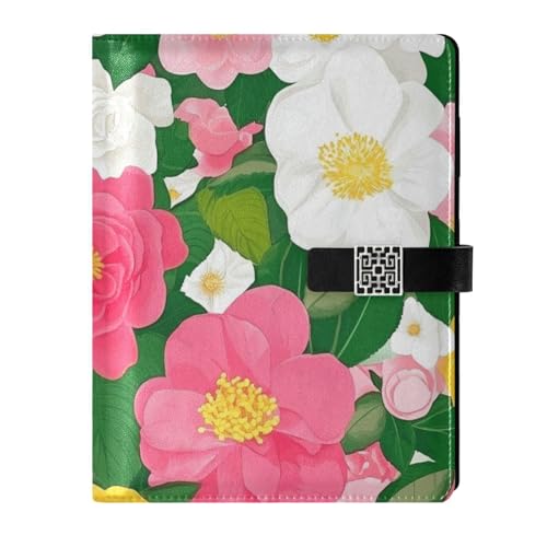 Cahier ligné de collège Beauty Spring à motif floral pour organiser vos cours et pensées
