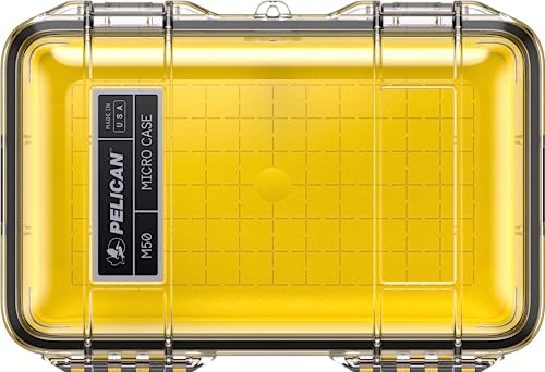 Image of Pelican M50 Micro Case (Yellow /Clear)