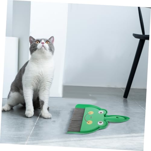 ELAYARD Mini Besen und Kehrblech Set Kompakt und Leicht Dichtes Borstenmaterial Kratzfrei Vielseitig für Tischplatten Auto und Camping für Haushalt und Büro – Bild 5