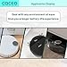 CQCEO Vacuum Battery Replacement for ILIFE A4s, A4s pro, A6, A7, A8, A9, V7, V7S, V7 PRO, V7 Plus, W450 Robotic Vacuum Cleaners 14.4V/3400mAh