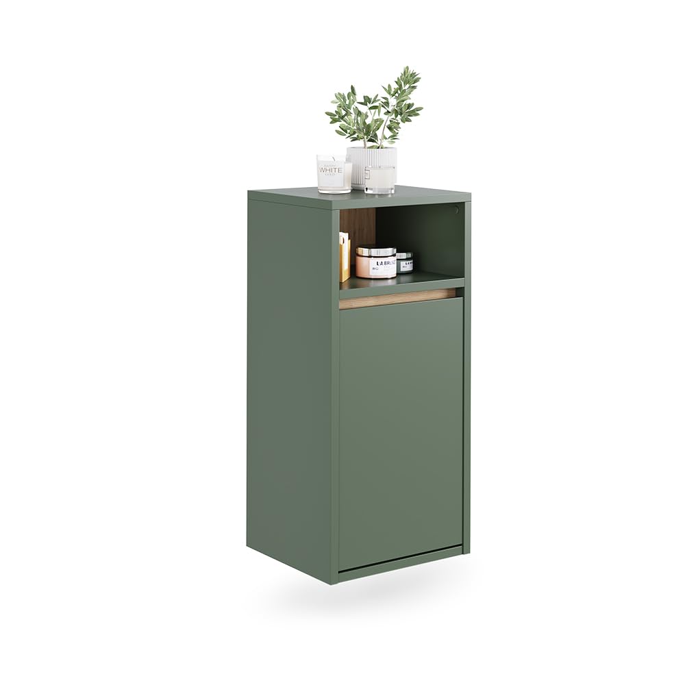 Vicco Armario de baño Viola, Verde/Artesano, 38 x 80 cm