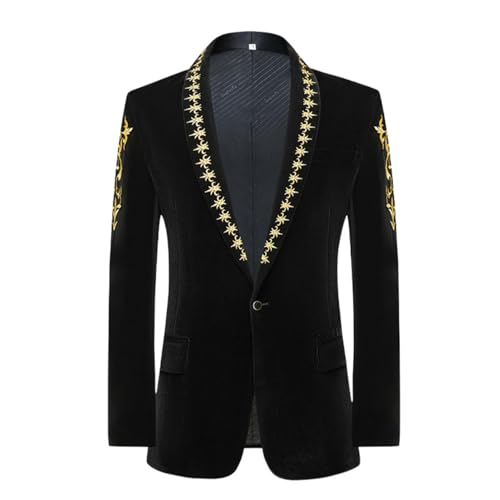 Performance blazer de spectacle pour homme la veste d'hôte aux finitions couture