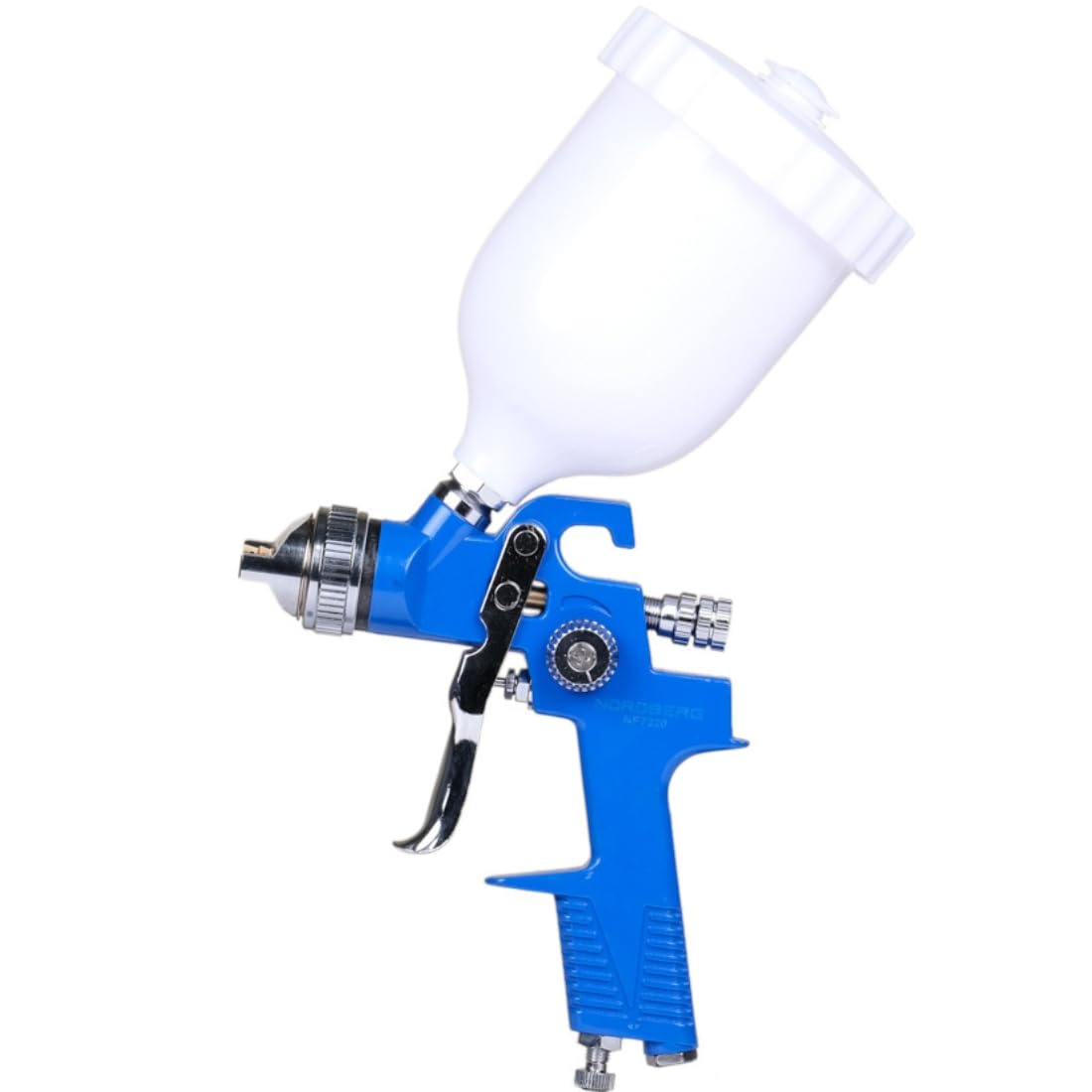 NORDBERG Spray gun HVLP with top tank NP7320, 2.0 mm nozzle, 600 ml, 150-290 l/min, Automotive Basecoats, Clearcoats, Primers, Woodworking