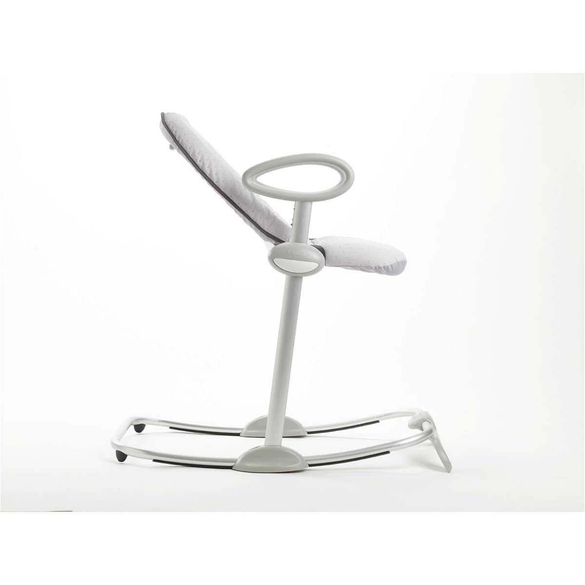 BÉABA, Transat Up and Down III, Transat Réglable en Hauteur, Unisexe pour Bébé et Enfants, 3 Positions d'Inclinaison, Harnais Sécurité 5 Points, Réducteur de Naissance, Gris Chiné