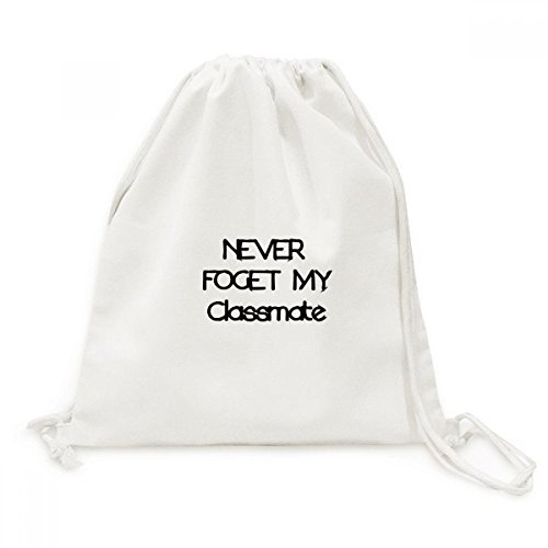 Cadeau de graduation idéal : sac cordon en toile souvenir pour camarade de classe