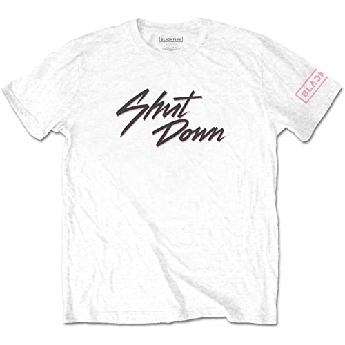 T-Shirt Blackpink Shut Down Rock Off XXL idéal pour Concert et Streetwear