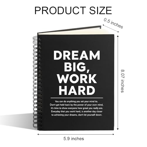 Cahier à spirales vierge Dream Big Work, bloc-notes de brainstorming - 2