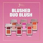 Juvia's Place Blushed Duo Blush Volume4 - Two Tone Pigmented Buildable Pressed Mineral Powder - Rosy Natural Cheeks Matte Fresh Finish for All Skin Color - Image 2